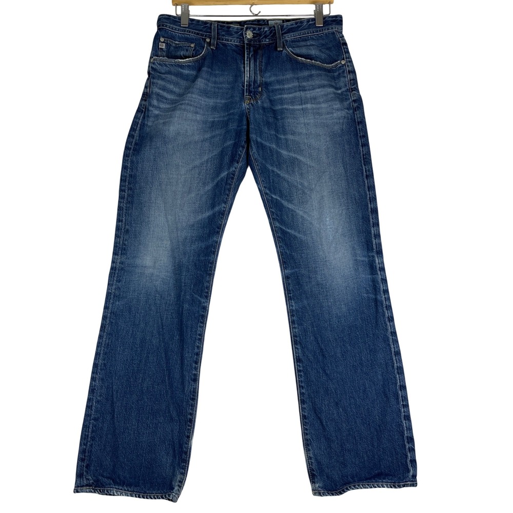 AG Adriano Goldschmied Protege Jeans Mens 31 (31R) Straight Leg Blue Denim